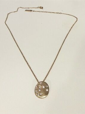 Gold Pisces Pendant Necklace
